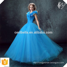 Alibaba Online Cinderella Royal Blue Special Occasion Party Gowns Princess Style Real Sample Ball Gown Evening Dress